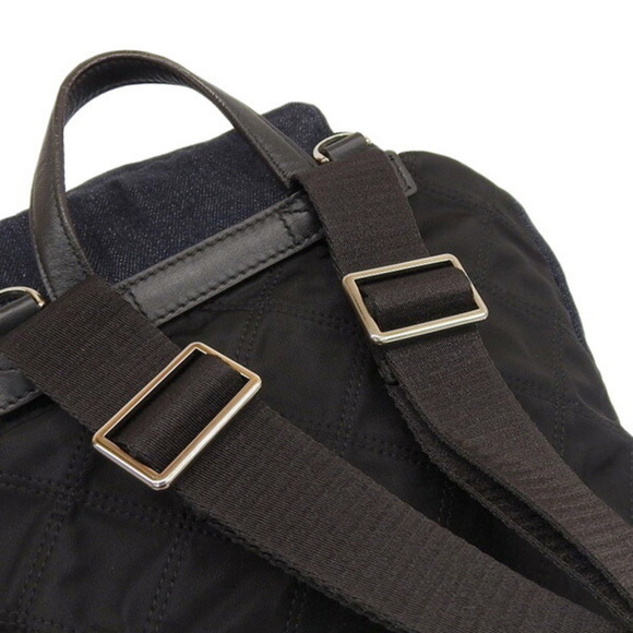 MONCLER Cotton DAUPHINE LARGE Rucksack Backpack F109B5A70010 Blue Ladies - Picture 5 of 10